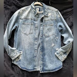 Zara denim jacket men XL